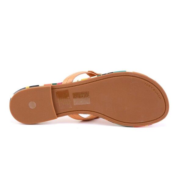 NIB Tory Burch Enamel Metal Miller Sandals Multi 8.5-9 SOLD OUT - Picture 11 of 11